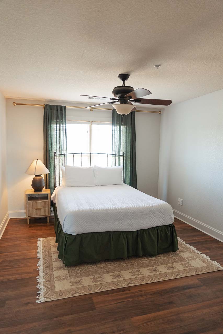 Bedroom with a window