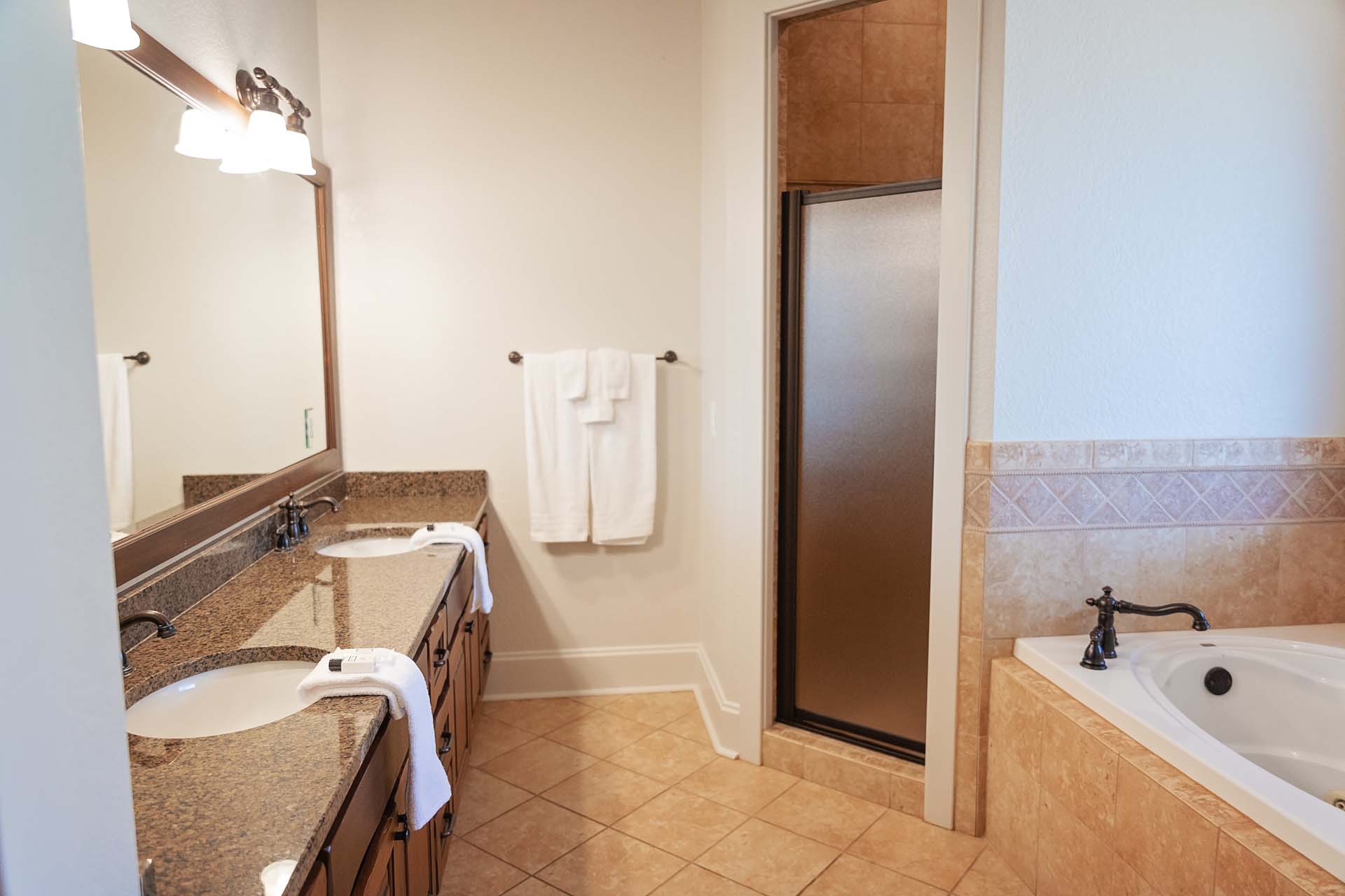 Guest bathroom with tub